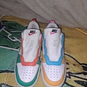 Nike Kids Multicolor Slip-On Sneakers